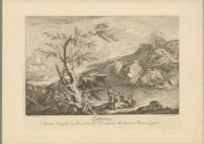 Rovers aan de oever van een rivier