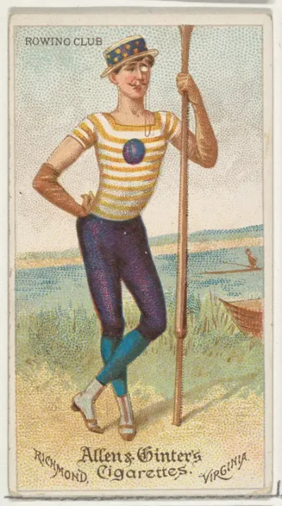 Rowing Club, from World's Dudes series (N31) for Allen & Ginter Cigarettes