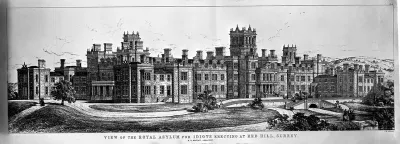 Royal Asylum, Redhill, Surrey: panoramic view