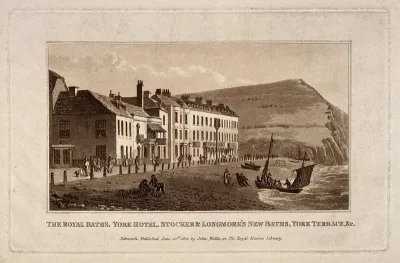 Royal Baths, York Hotel, Stocker & Longmore's New Baths, York Terrace, Sidmouth, Devon