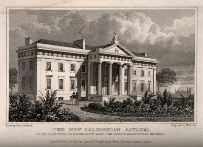 Royal Caledonian Asylum, London: perspective view