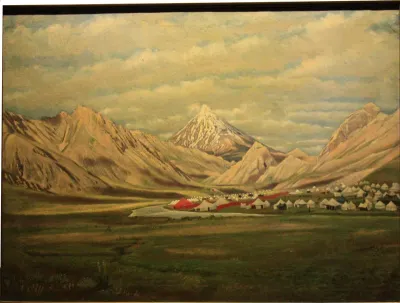 Royal camp in Lar plain
