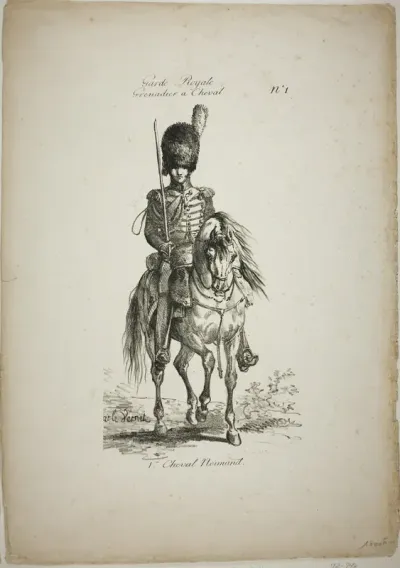 Royal Guard, Norman Mounted Grenadier and Horse, No. 1