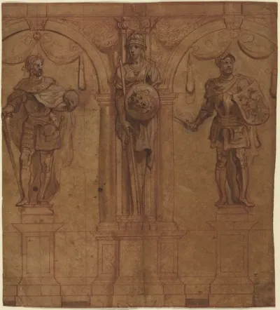 Rudolf I and Albert I with Pallas