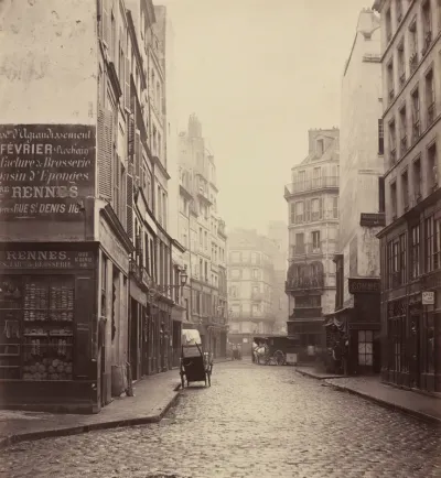 Rue des Lombards, from the rue des Lavandières Sainte-Opportune