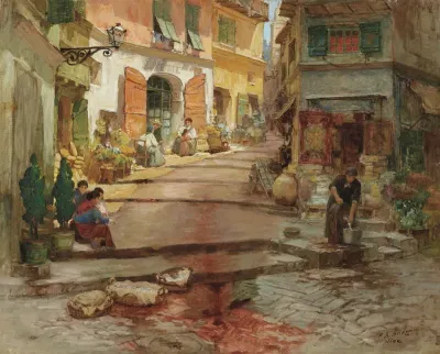 Rue Droite, in Old Nice