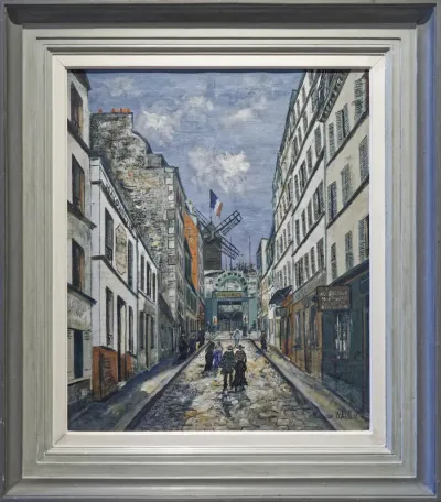 Rue Lepic, le moulin de la Galette