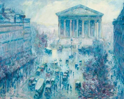 Rue Royale, Paris, Rain