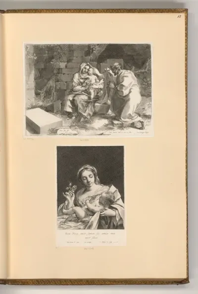 Ruhe auf der Fluch nach Ägypten; Maria mit dem Kind