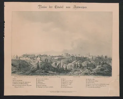 Ruine der Citadel van Antwerpen
