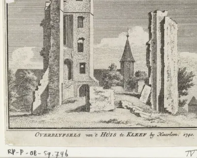 Ruïne het Huis ter Kleef, Haarlem