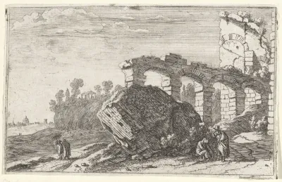 Ruïne met vier rondbogen