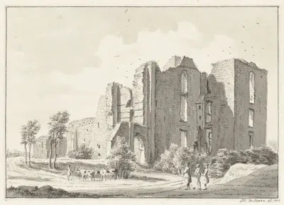 Ruïne van Brederode bij Haarlem