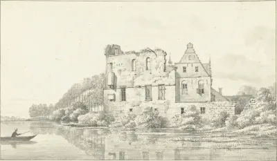 Ruïne van Burg Altena te Schüttorf, graafschap Bentheim