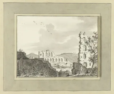 Ruïne van Carlburg bij Carlstadt