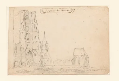 Ruïne van de abdij van Egmond