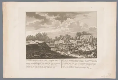 Ruïne van de begraafplaats van de familie Van der Capellen, 1788