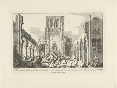Ruïne van de Grote Kerk te Bergen op Zoom