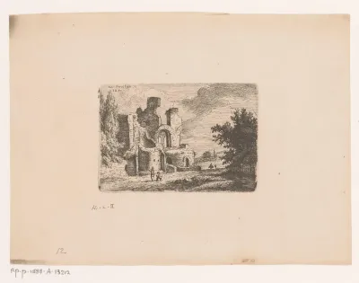 Ruïne van de Keizerthermen in Trier