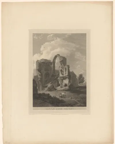 Ruïne van de kerk Castle Acre Priory in Norfolk