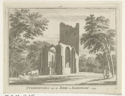 Ruïne van de kerk te Bakendorp, Borsele