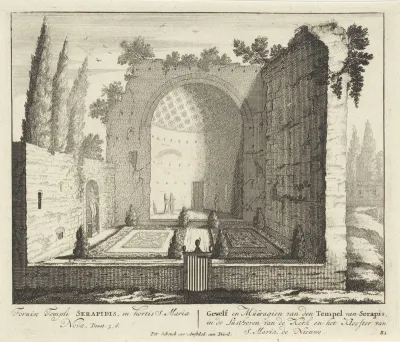 Ruïne van de tempel van Isis en Serapis