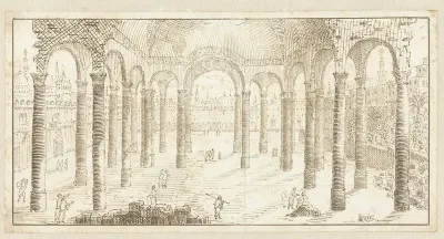 Ruïne van de Tempel van Joseph in Memphis