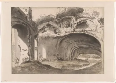 Ruïne van de Villa van Maecenas te Tivoli
