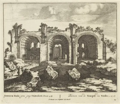 Ruïne van de vredestempel te Rome