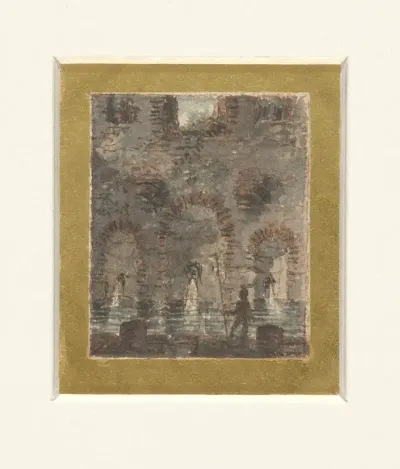 Ruïne van een antiek badhuis