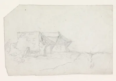 Ruïne van een boerderij