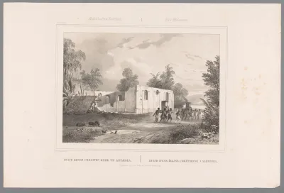 Ruïne van een christelijke kerk te Saparua