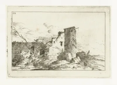 Ruïne van een fort