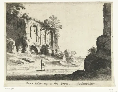 Ruïne van een paleis