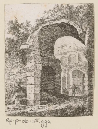 Ruïne van een portico