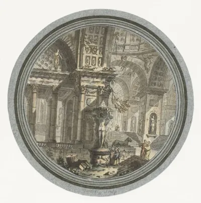 Ruïne van een Romeins gebouw