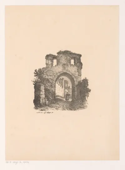 Ruïne van een stadspoort