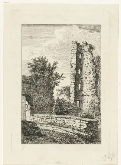 Ruïne van een toren