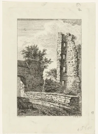 Ruïne van een toren