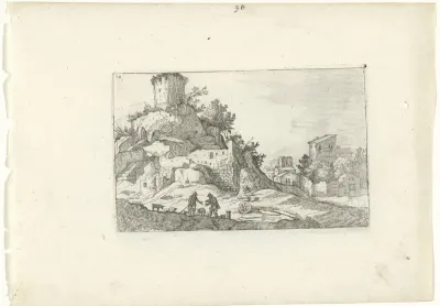 Ruïne van een toren