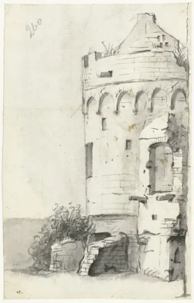 Ruïne van een toren