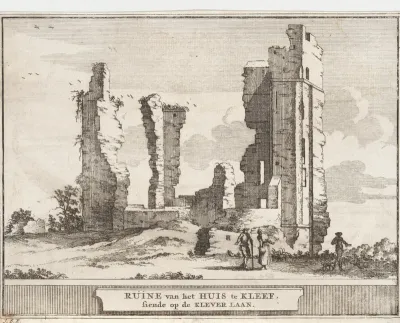 Ruïne van het Huis ter Kleef in Haarlem