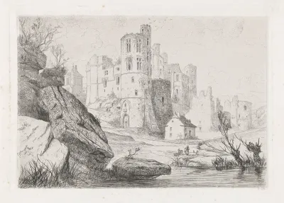 Ruïne van het kasteel van Beaufort