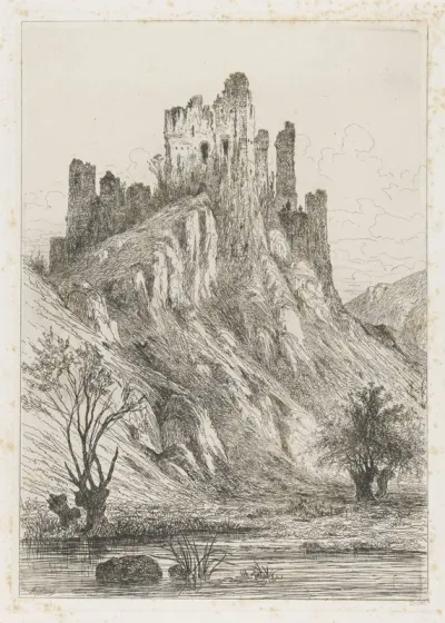 Ruïne van het kasteel van Montaigle