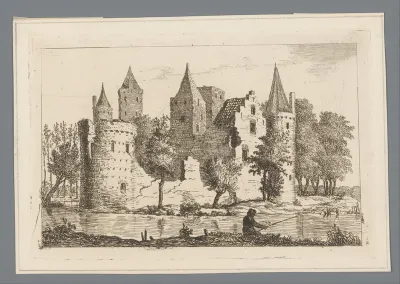 Ruïne van kasteel De Haar in Haarzuilens