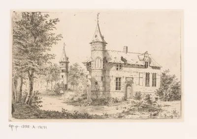 Ruïne van kasteel Gallifort bij Deurne