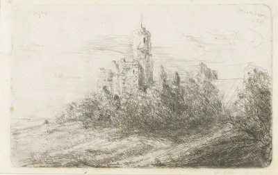 Ruïne van kasteel te Stromberg