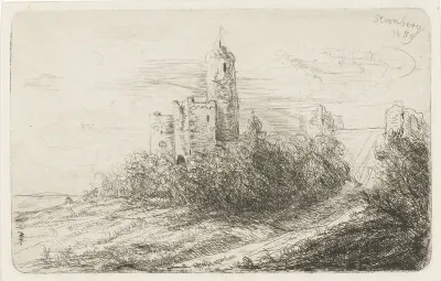 Ruïne van kasteel te Stromberg