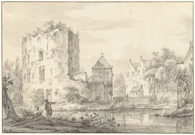 Ruïne van Slot Teylingen bij Sassenheim