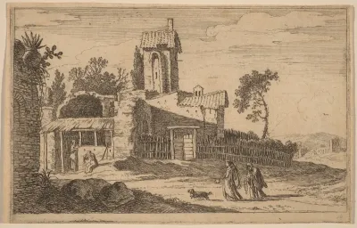 Ruined Building with a Tower